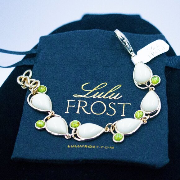 LULU FROST CZECH GLASS MIA LINE BRACELET - JBTYC1 - RETIRED DESIGN - Picture 1 of 6